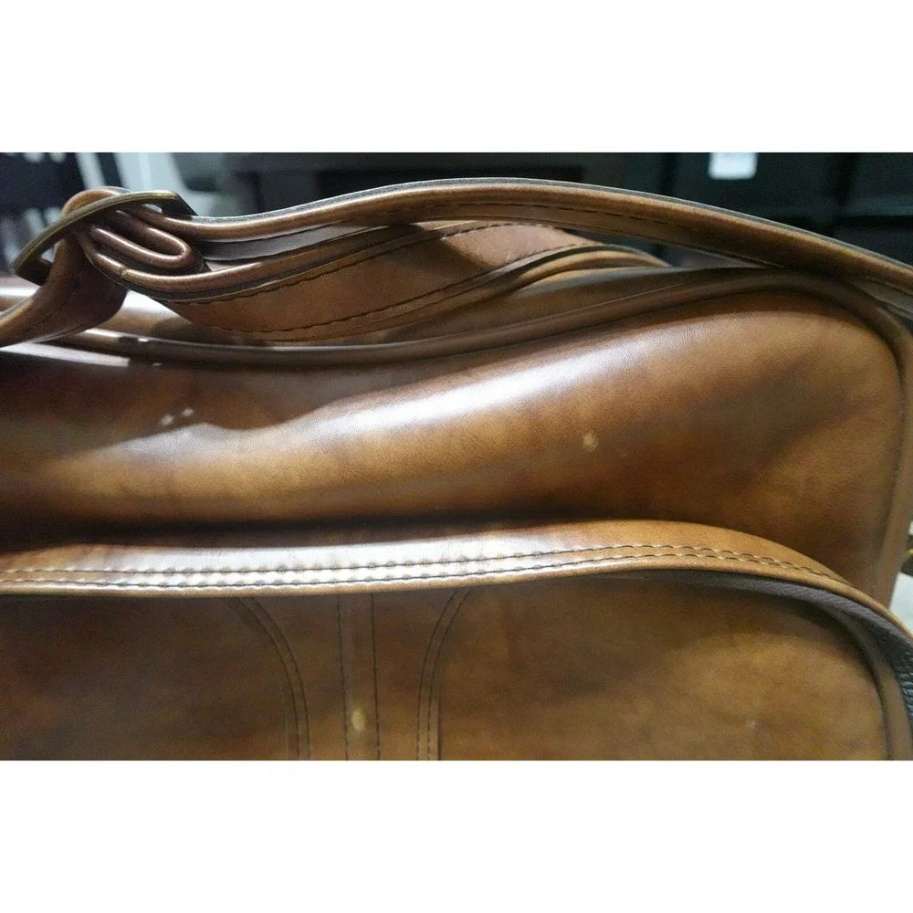 VINTAGE ‎ Encore by Airway Leather Suitcase Carry On travel luggage 15.5 Inches